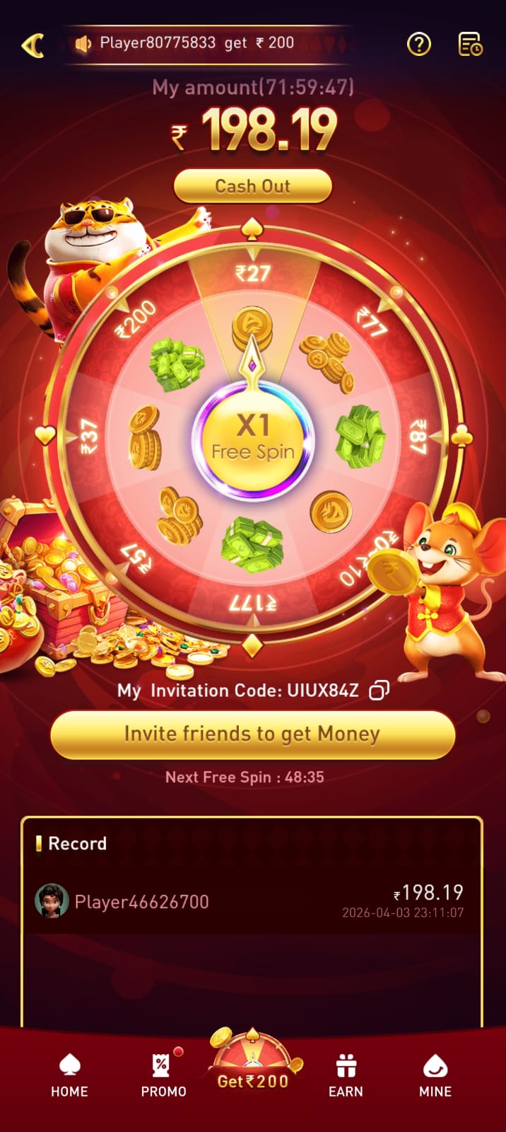 : FN7 mobile app, earn money online, spin games, casino APK